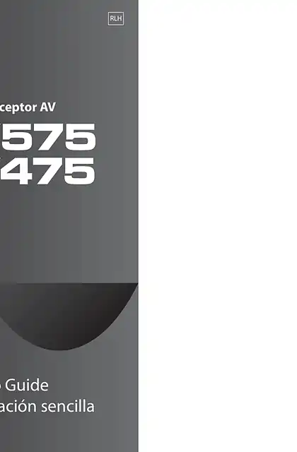 yamaha雅马哈RX-V575_RX-V475 Easy Setup Guide
